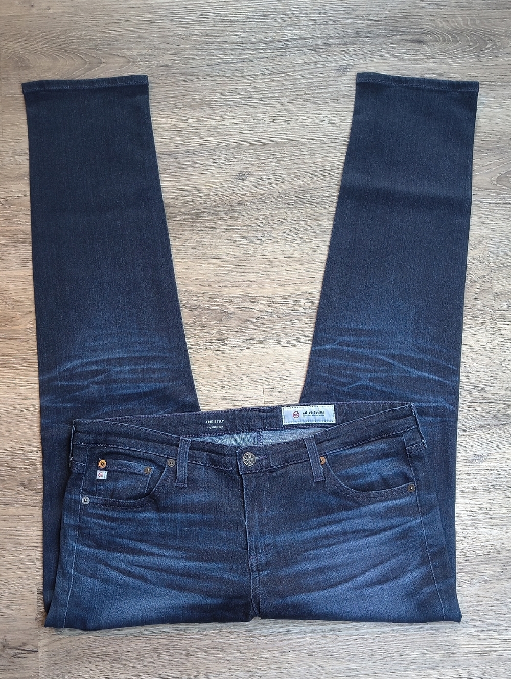 Stilt Cigarette Leg AG Stretch w/30" Inseam Woman's Jeans sac358